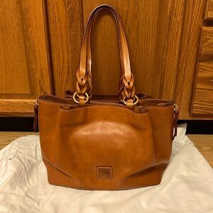 Dooney large zipped Barlow Florentine leather